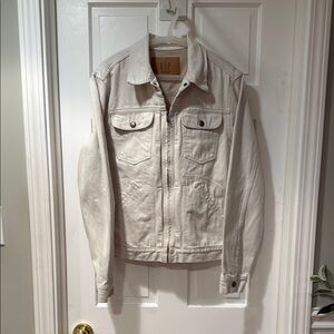 GAP Cream Lightweight Denim Jacket